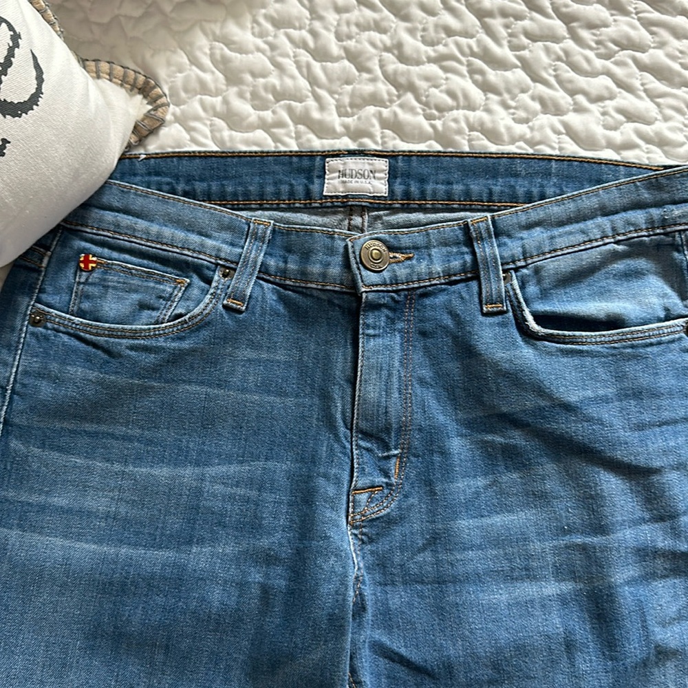 Hudson crop Nico skinny jeans